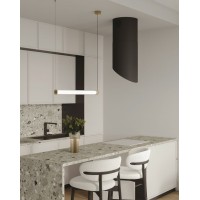 Frangia Isola Color Black Matt / Gold