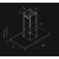 Nuvola Isola Inox / Black